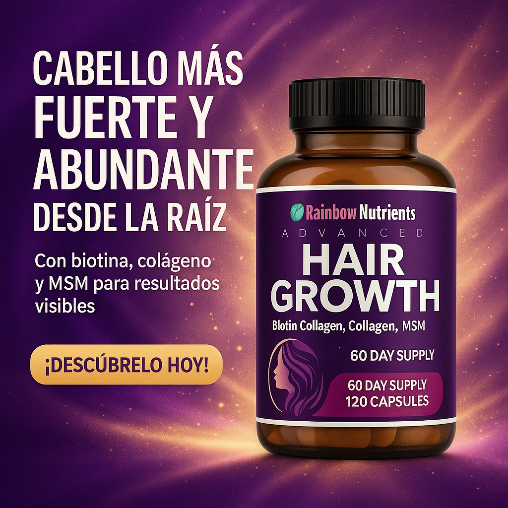 ✨ Crecimiento Capilar Avanzado: Cabello Fuerte y Abundante ✨