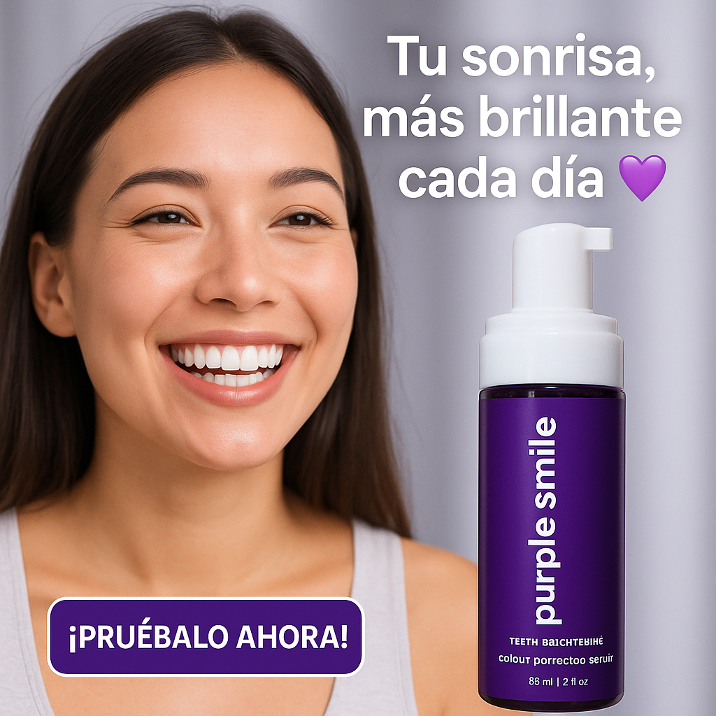 😄💎 PurpleSmile Pro: Sonrisa Más Blanca en Minutos✨🦷