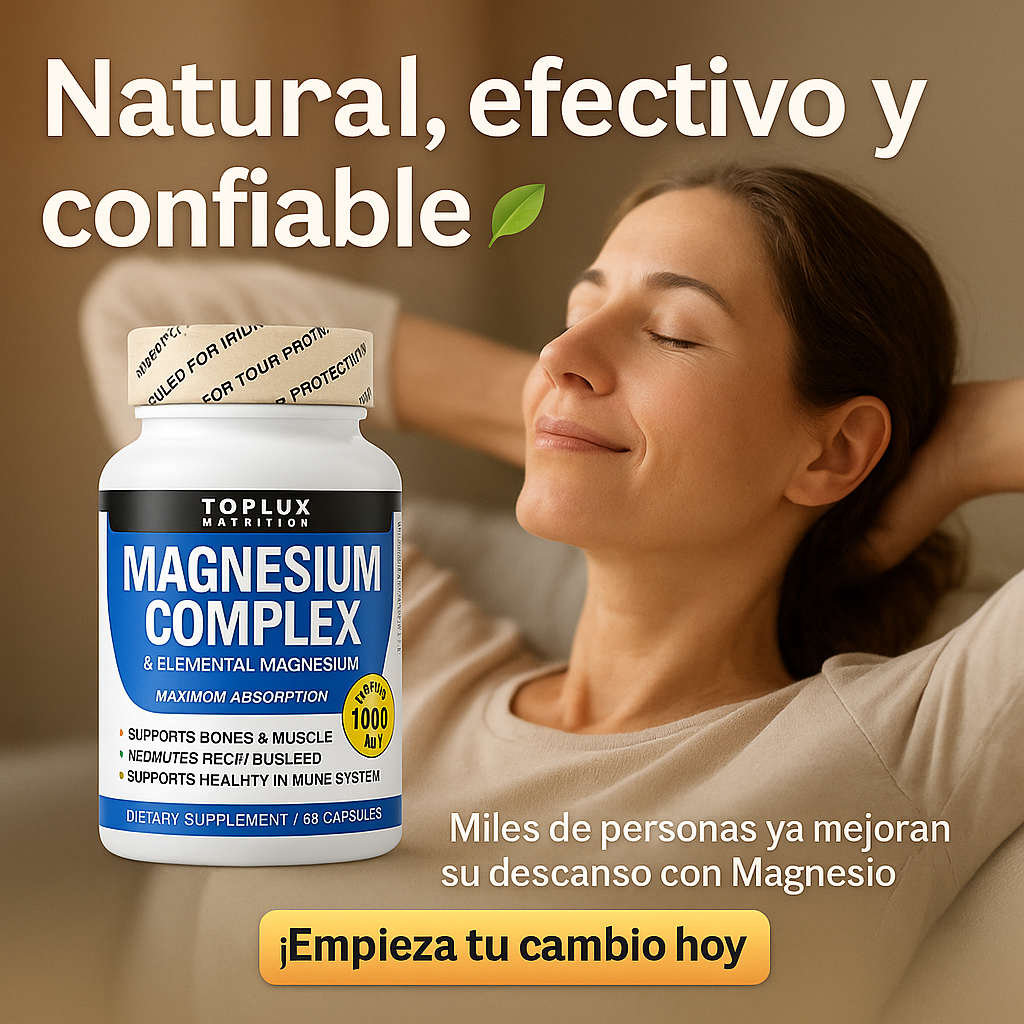 🌿MAGNESIO COMPLEX 🌿🧠 Mente y Cuerpo en Armonía⚡