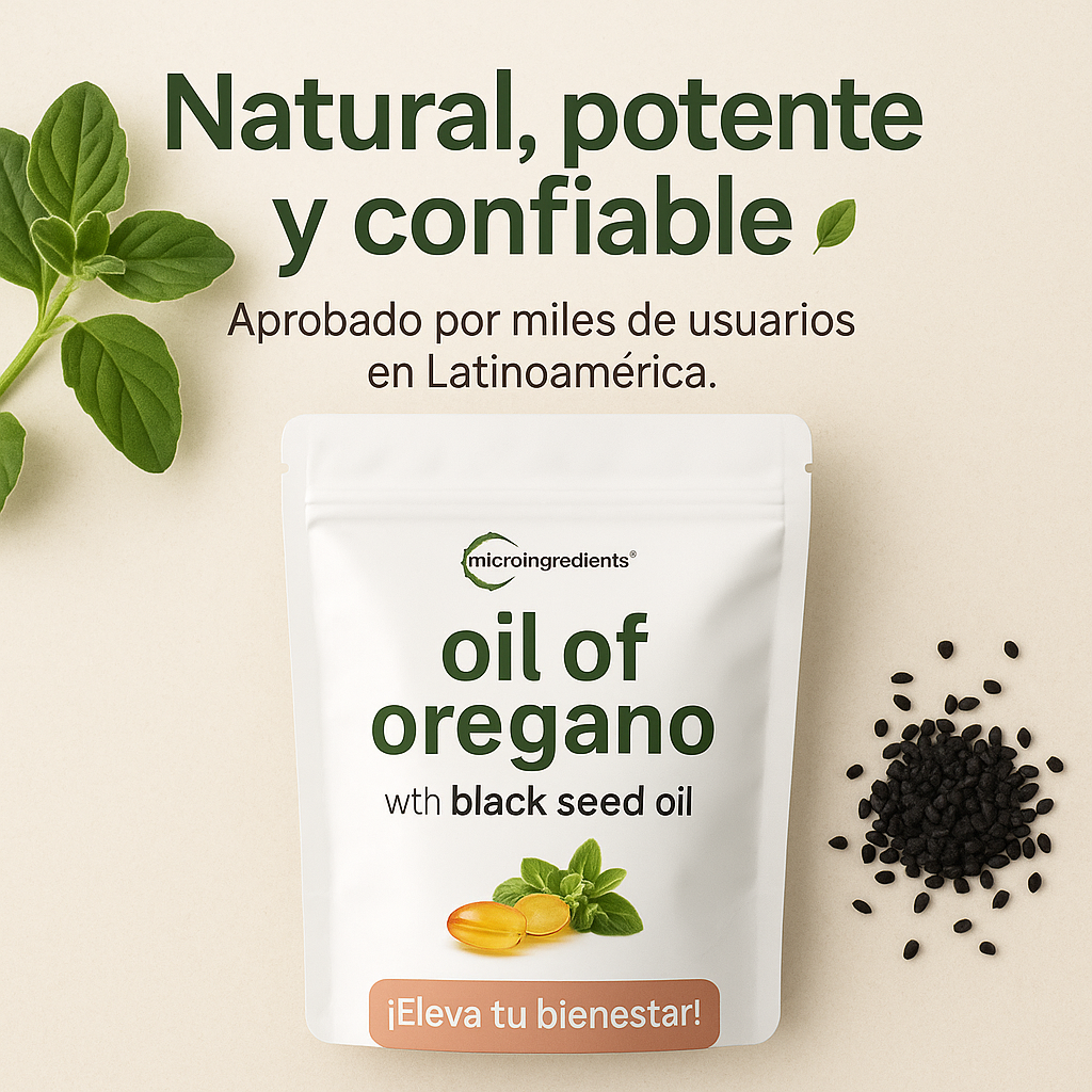 🌿 ACEITE DE OREGANO CAPSULAS — Poder Natural que Sana 💚